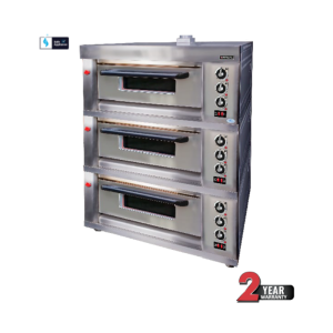 Anvil Gas Deck Oven - 6 Trays - Triple