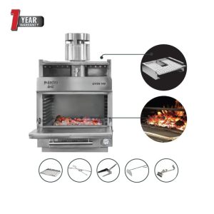 CHARCOAL OVEN 'PUJADAS' - 140 STAINLESS STEEL